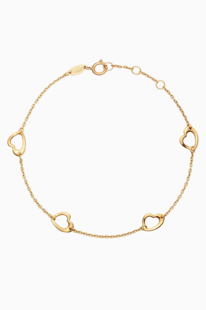 

Lydia Heart-motif Bracelet in 18kt Yellow Gold