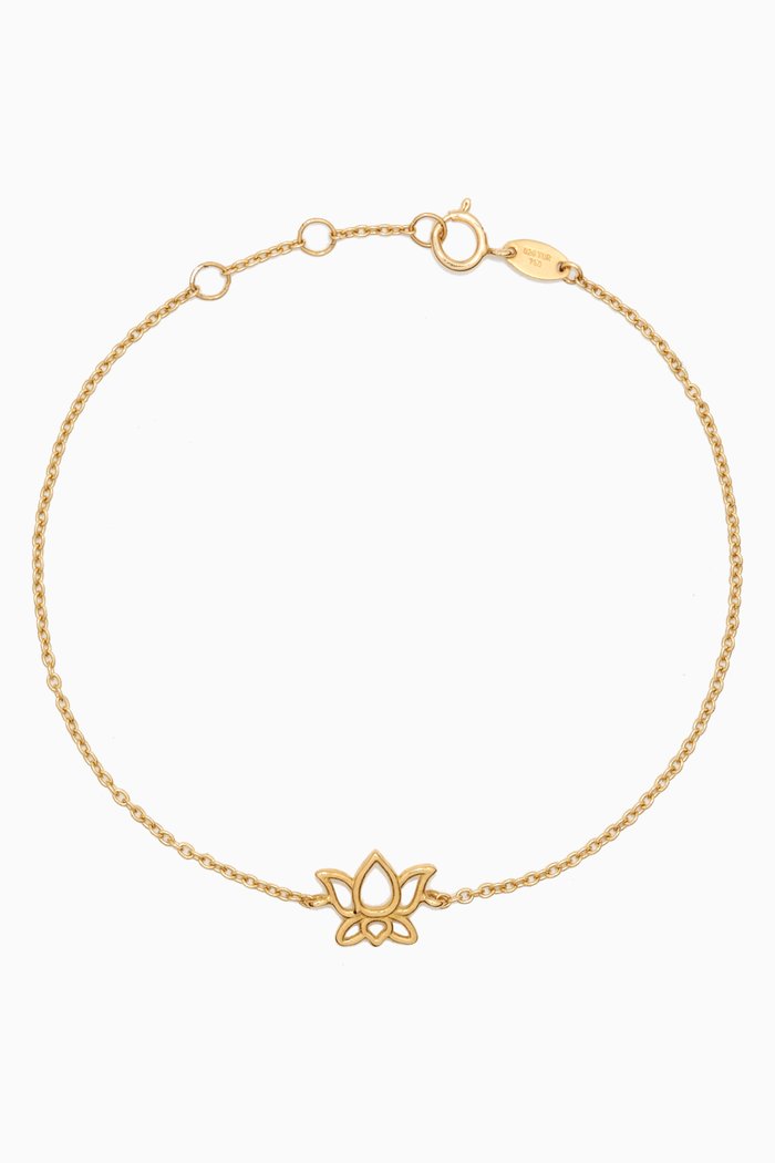 

Lydia Lotus Bracelet in 18kt Yellow Gold