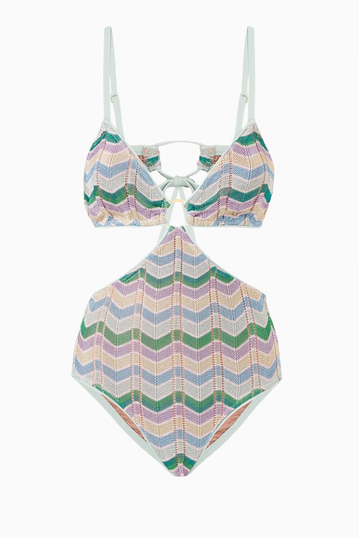 

Maya Cut-out One-piece Swimsuit, Multicolour