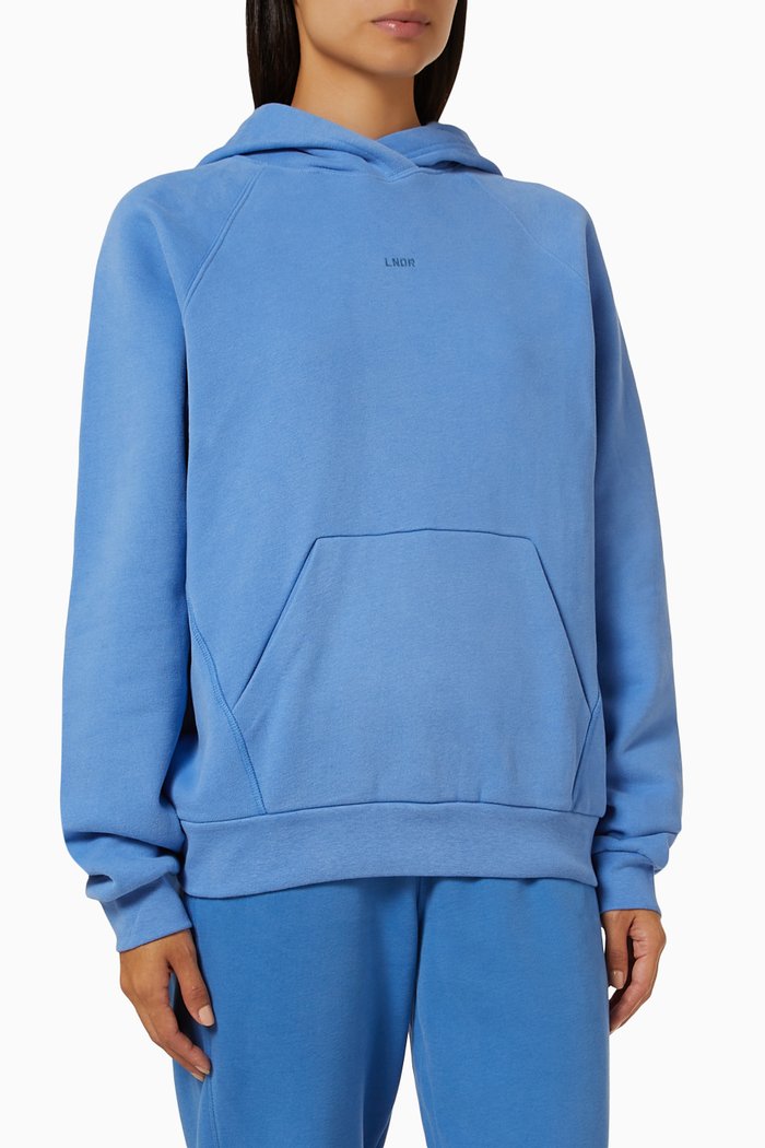 

Eternal Happiness Hoodie in Organic Cotton, Blue