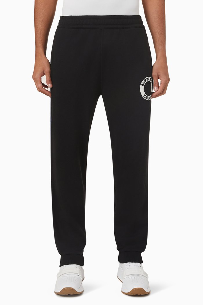 

Rye Jogging Pants in Cotton, Black