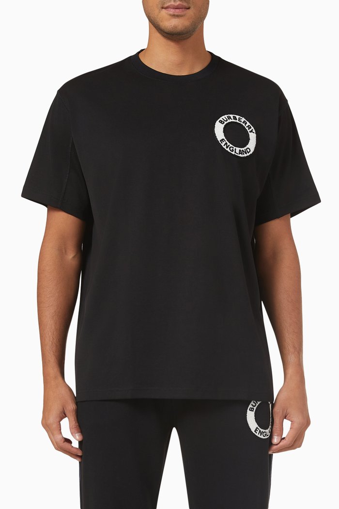 

T-shirt in Cotton Jersey, Black