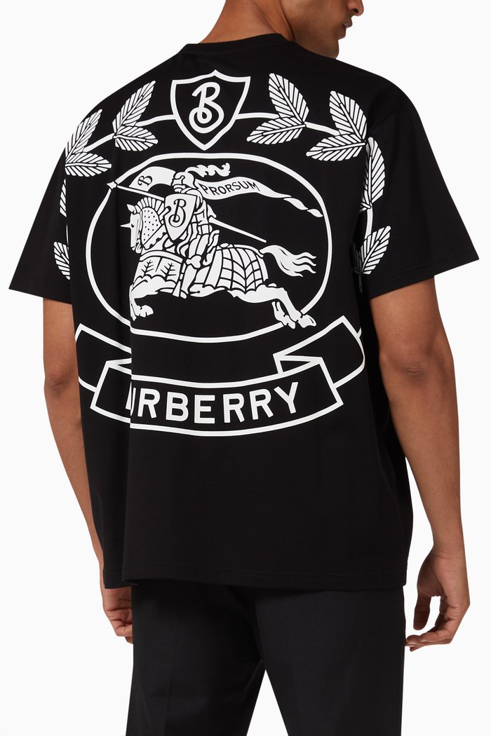 

Rutherford Oversized T-shirt in Organic Cotton-jersey, Black