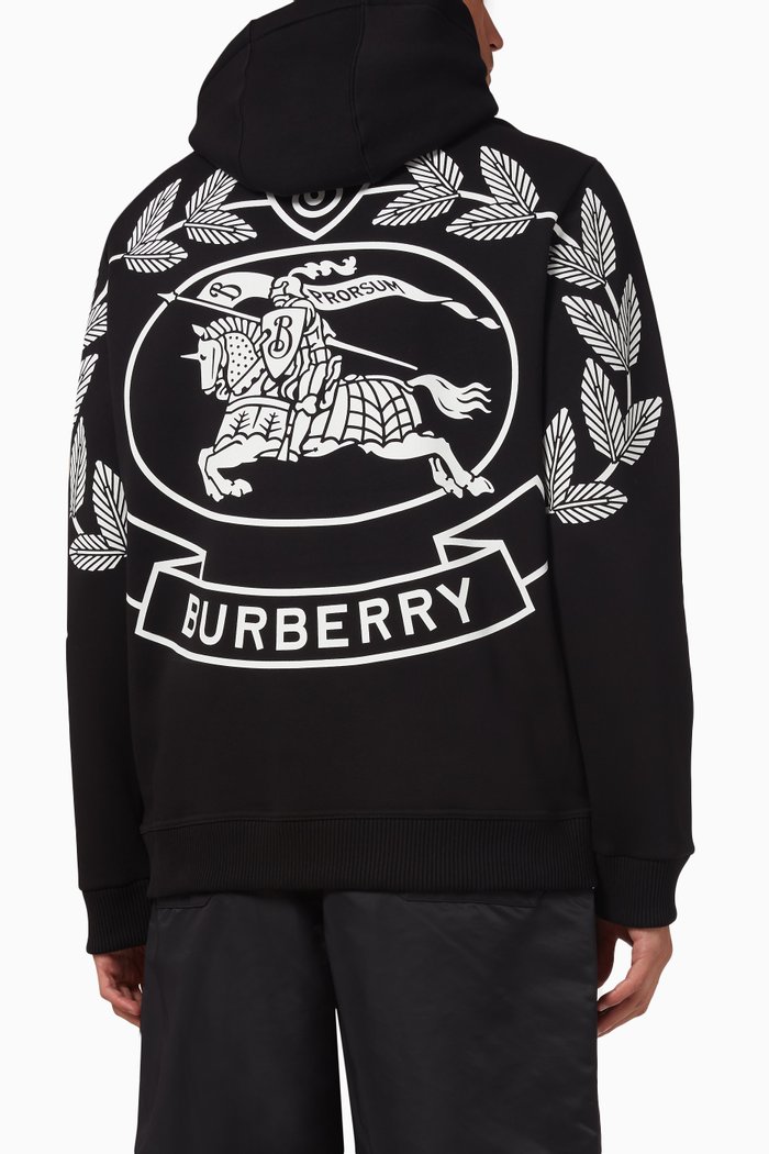 

Avondale EKD-print Hoodie in Cotton-blend, Black