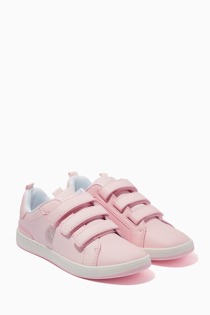 

Heritage Court EZ Sneakers in Faux Leather, Pink