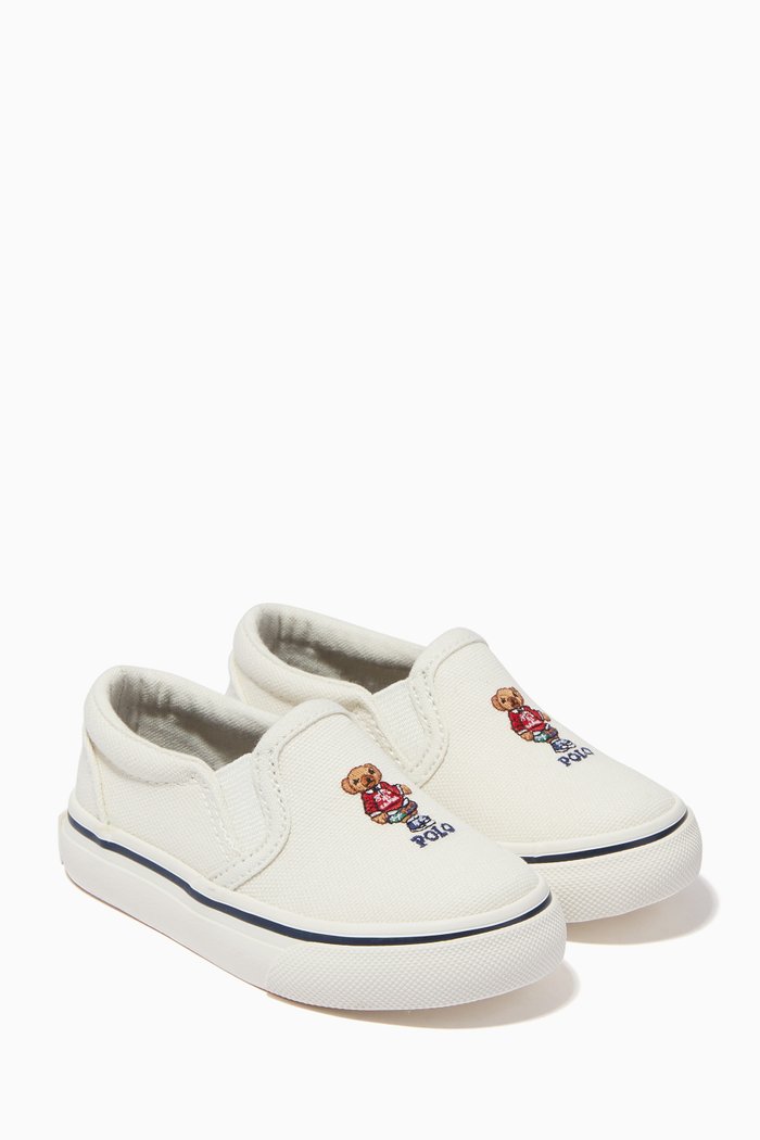 

Keaton Bear Sneakers in Textile, Neutral