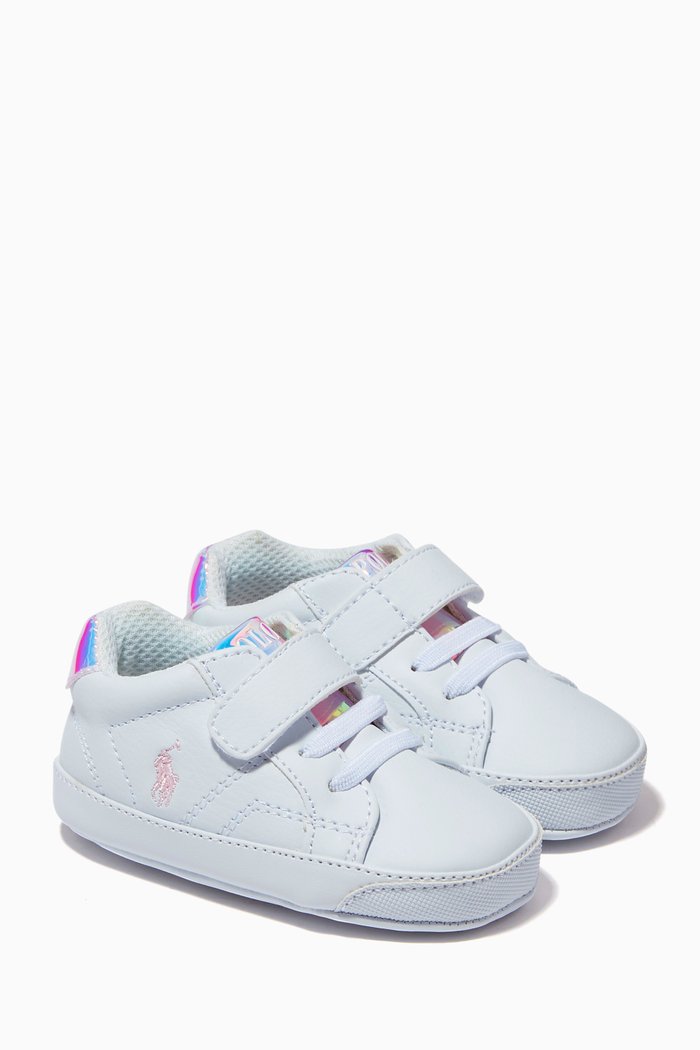 

Theron IV Velcro Sneakers in Faux Leather, White