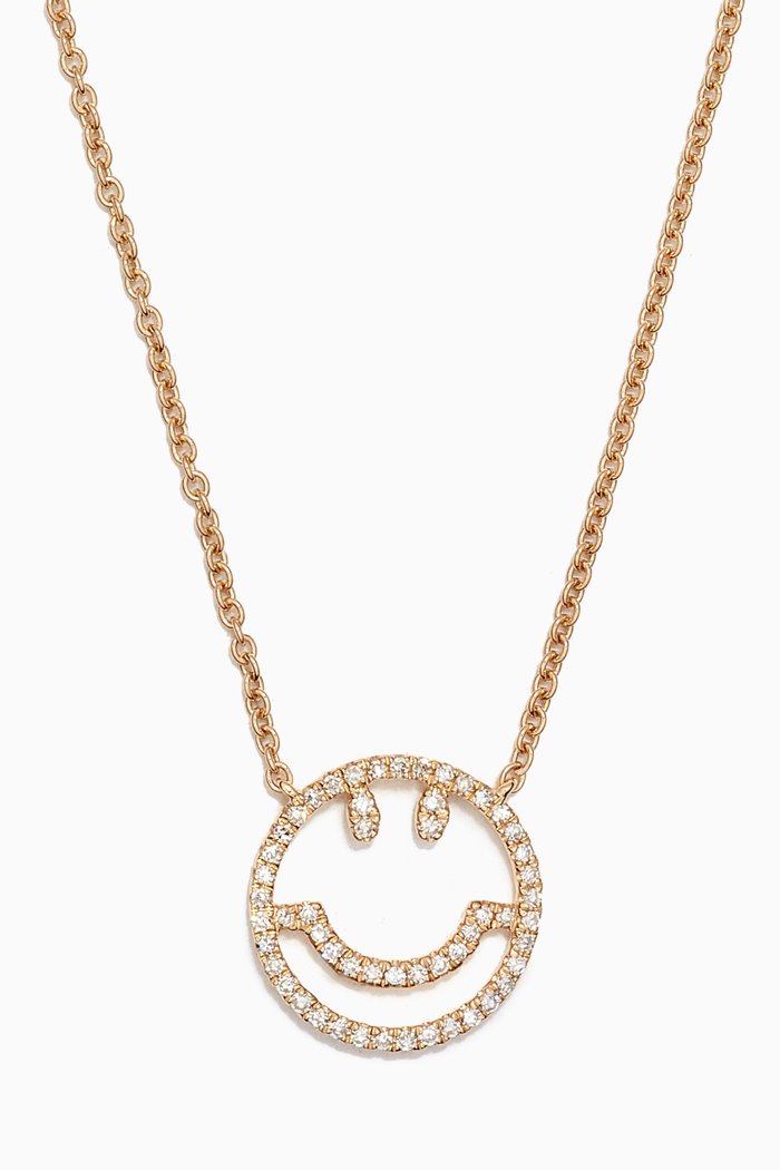 

Have a Nice Day Diamond Necklace in 14kt Yellow Gold