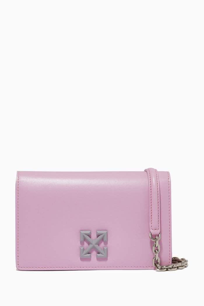 

Jitney 0.5 Crossbody Bag in Leather, Purple