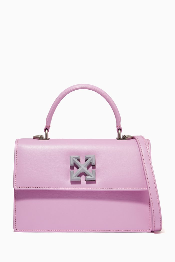 

Jitney 1.4 Top-handle Bag in Leather, Purple
