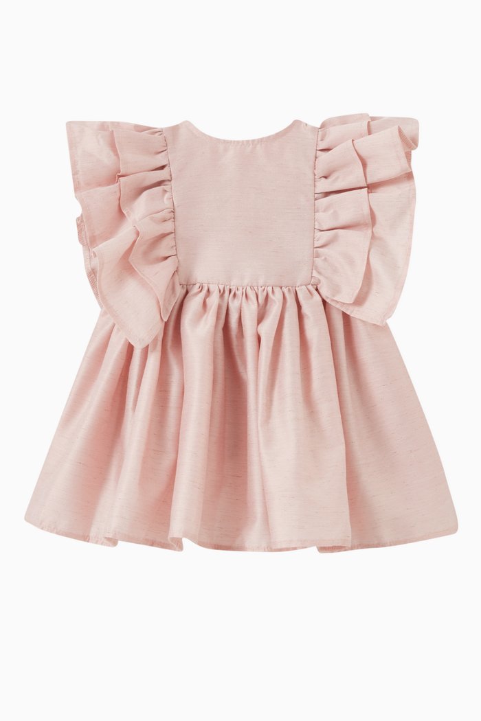 

Ruffled-trim Dress, Pink