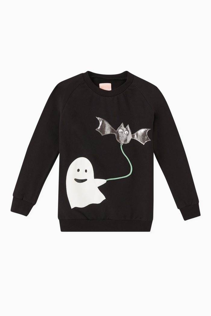 

Happy Booh Sweatshirt, Black