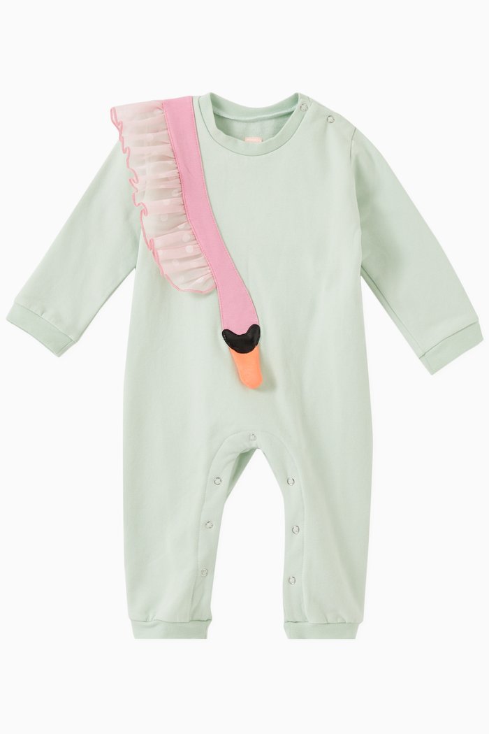 

Agnes Angel Romper, Green