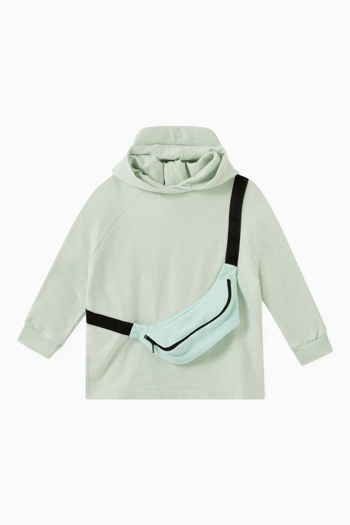 

Evelyn Hoodie Dress, Green