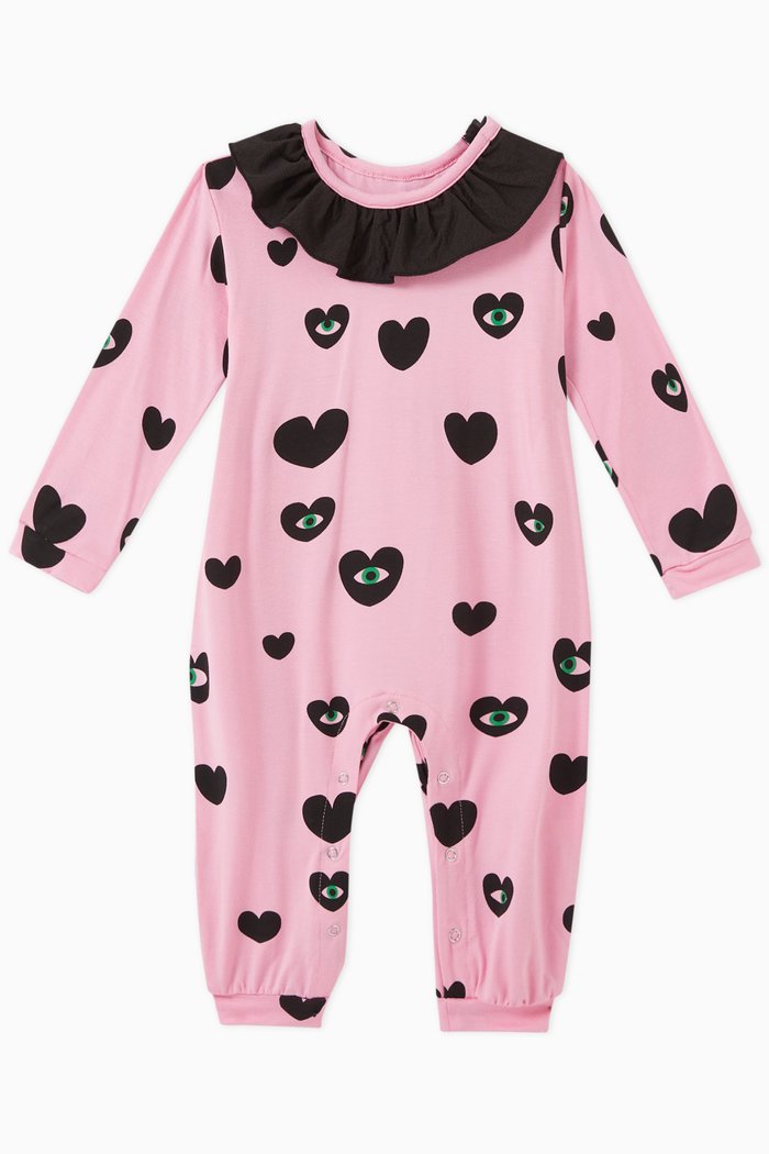

Amelia Heart Romper, Pink
