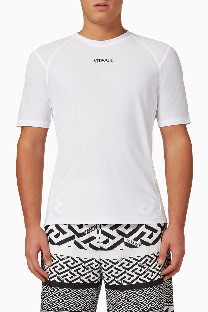 

Logo T-shirt in Nylon, White