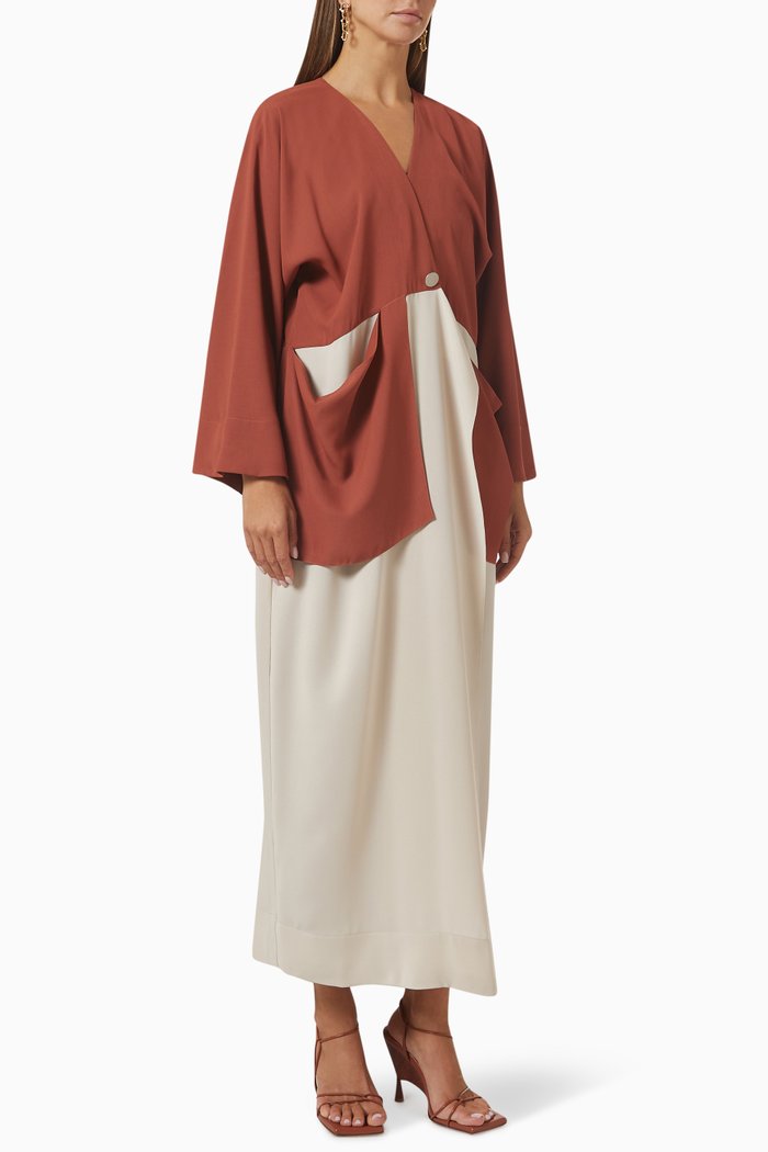 

Cool Cut Abaya, Multicolour