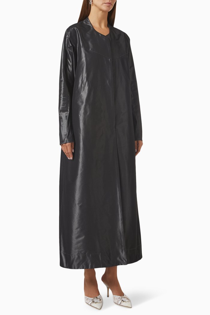 

Metallic Abaya, Black