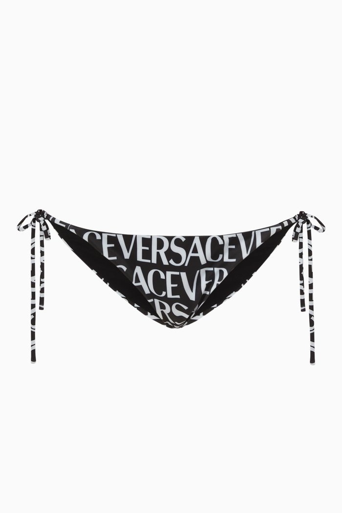 

Logo-print Bikini Briefs, Black