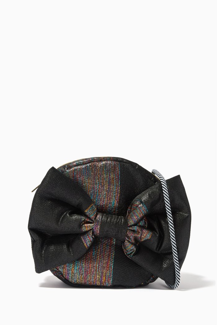 

Giant Bow Shoulder Bag, Black