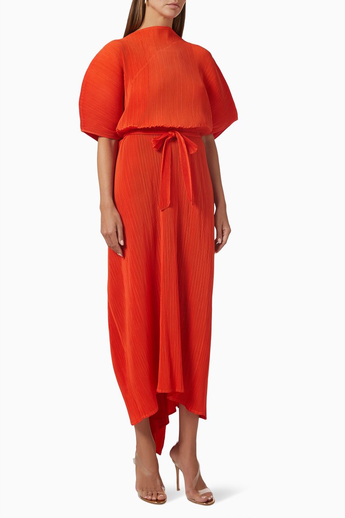 

Diva Belted Dress, Orange