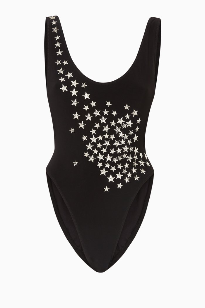 

Marissa One-piece Swimsuit in 4-way Poly Lycra, Black