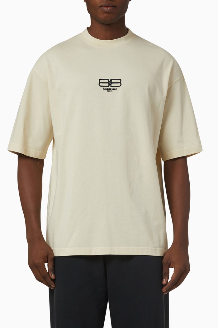 

BB Paris Icon T-shirt in Vintage Jersey, Neutral
