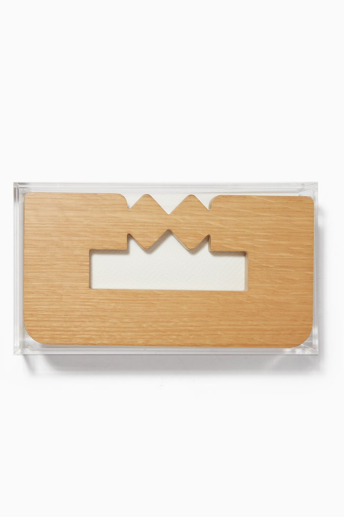 

Taa Letter Tissue Box in Acrylic, Neutral