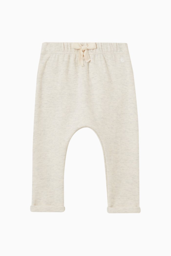 Logo-detail Pants in Cotton, Neutral