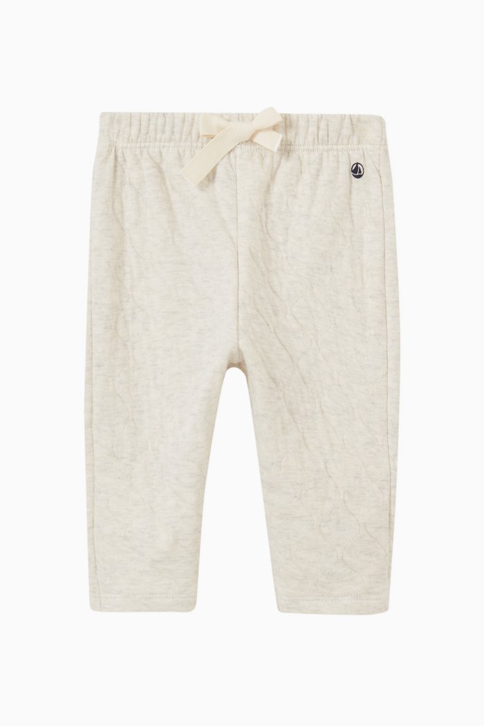 

Quilted Pants in Cotton, Neutral
