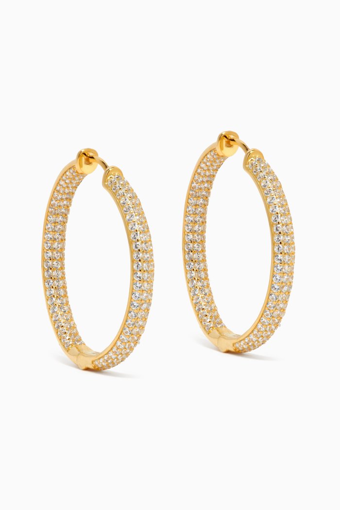 

Siya Hoop Earrings in 18kt Gold-plated Sterling Silver