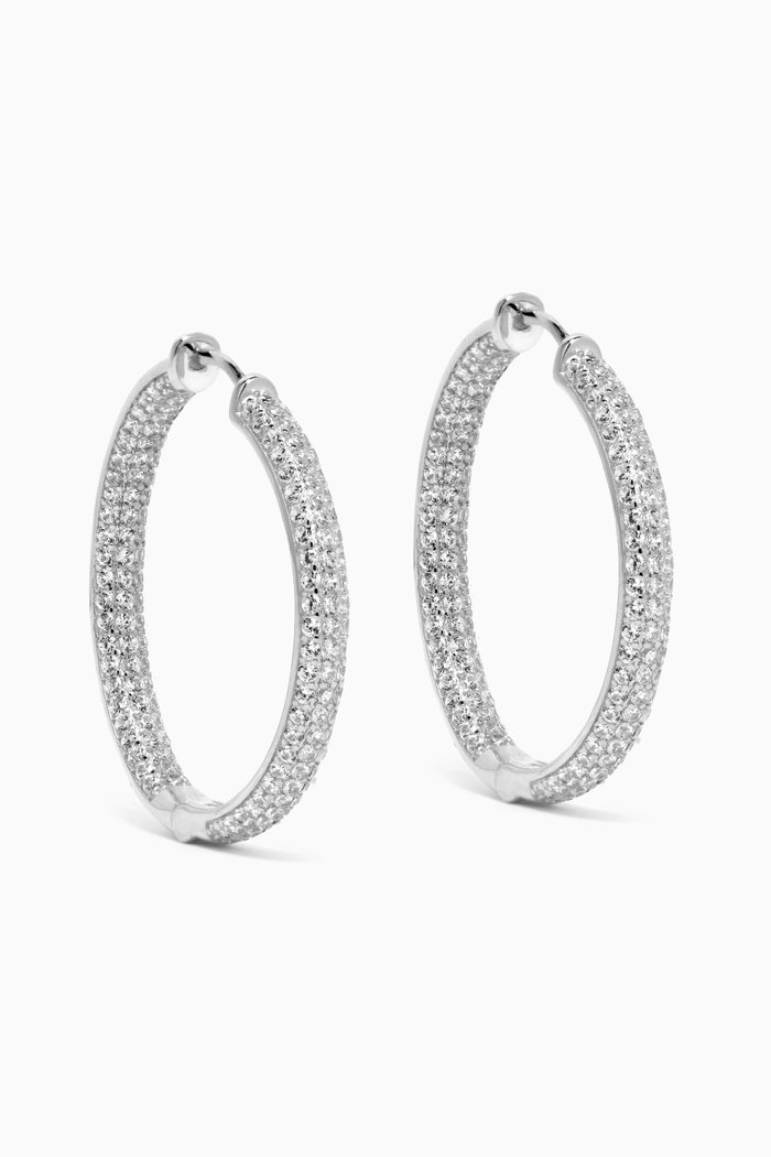 

Siya Hoop Earrings in Sterling Silver