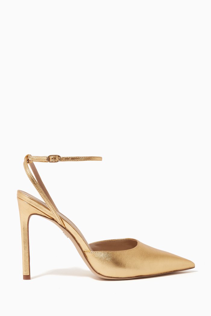 

Avril 105 Pumps in Metallic Leather, Gold