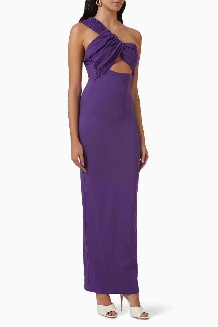 

Violet Maxi Dress in Jersey, Purple