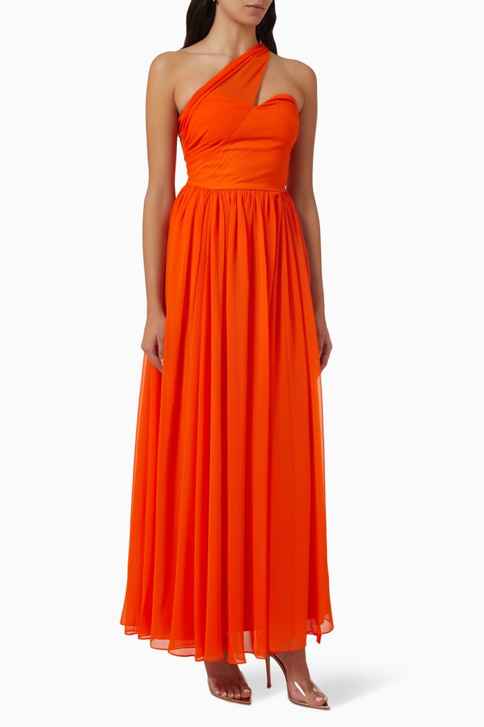 

Imade Dress in Chiffon, Orange