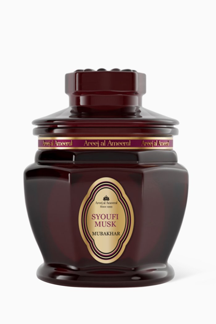 Mubakhar Syoufi Musk Bakhoor, 11.6g, Colourless