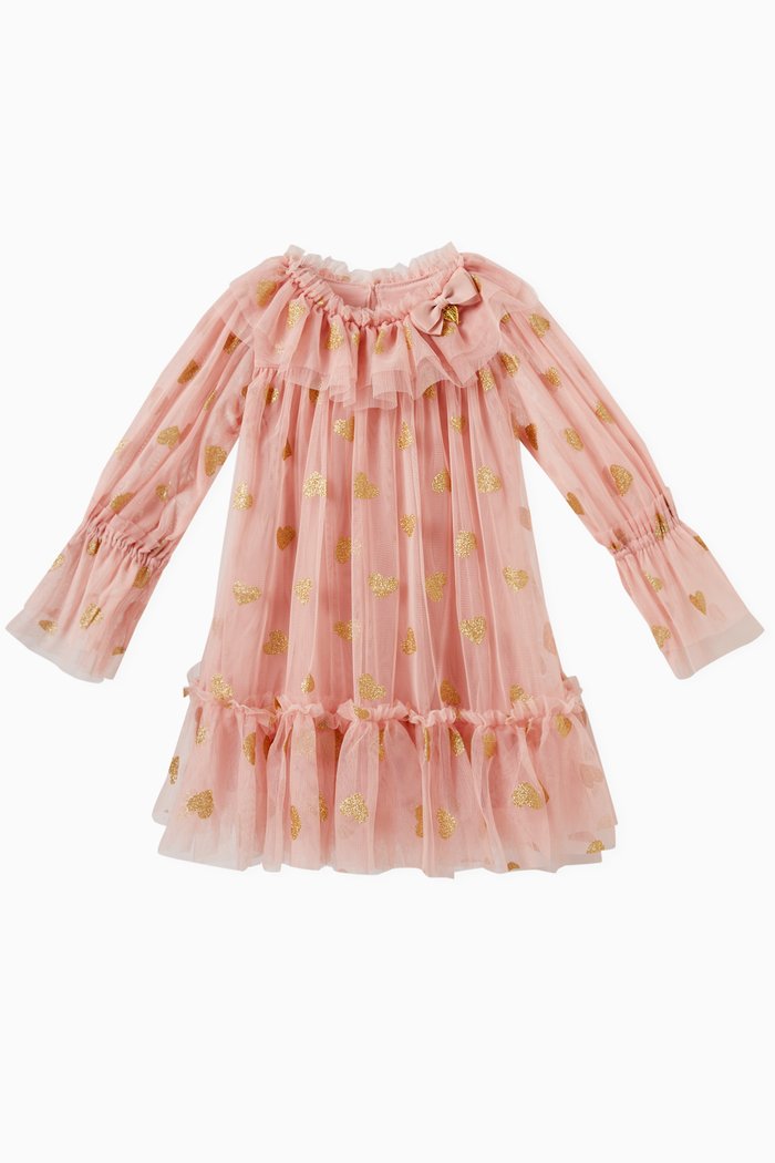

Queen of Hearts Dress in Tulle, Pink