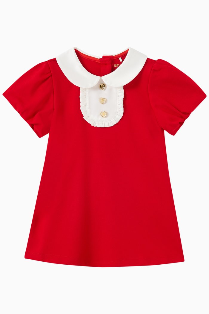 

Friday Baby Dress in Rayon, Red