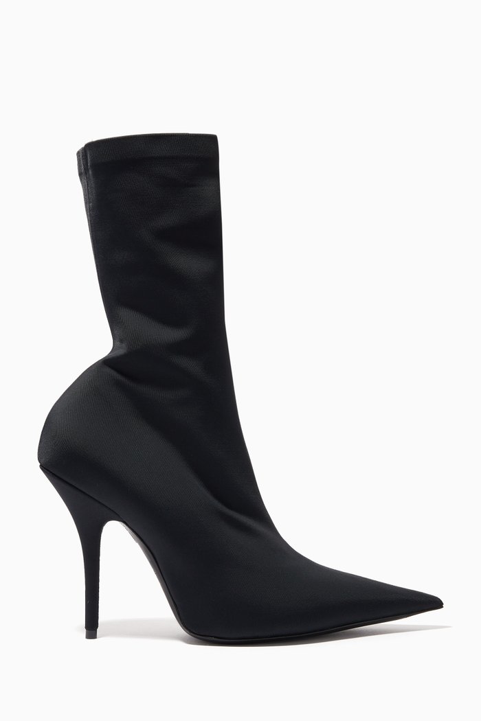 

Knife 2.0 Ankle Boots in Spandex, Black