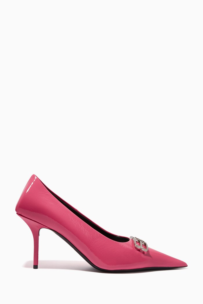 

Square Knife BB 80 Pumps in Shiny-leather, Pink