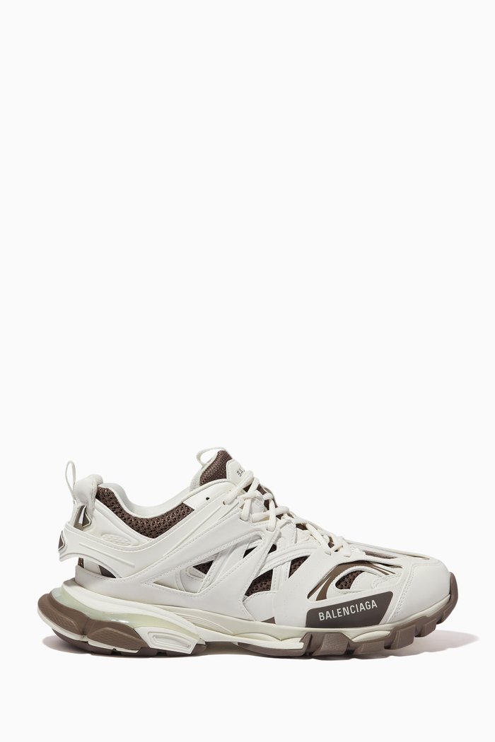

Track Sneaker in Mesh & Nylon, Grey