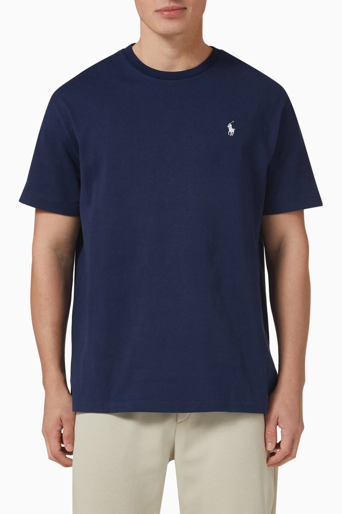 

Logo T-shirt in Cotton Jersey, Blue
