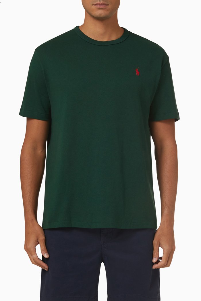 

Logo T-shirt in Cotton-jersey, Green