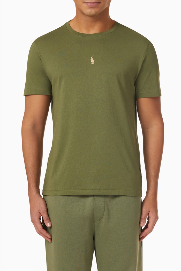

Logo T-shirt in Cotton, Green