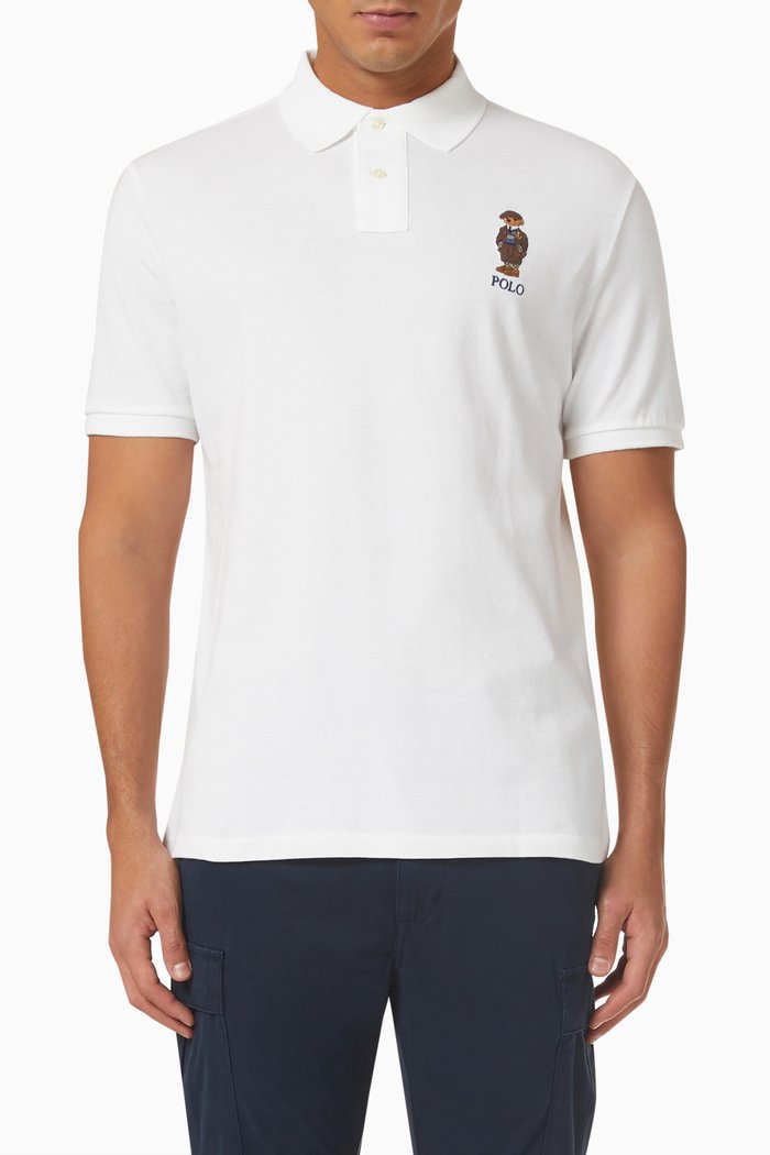 

Polo Shirt in Cotton, White