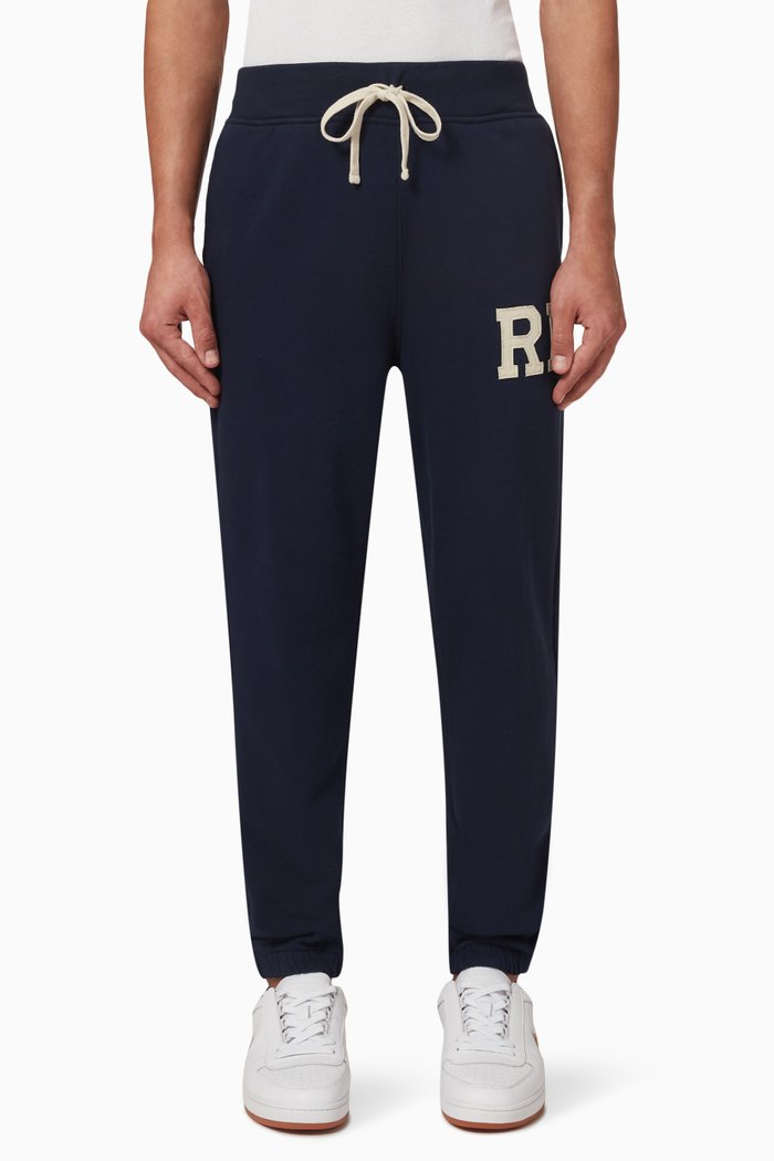 

Signature Logo Sweatpants in Cotton, Blue