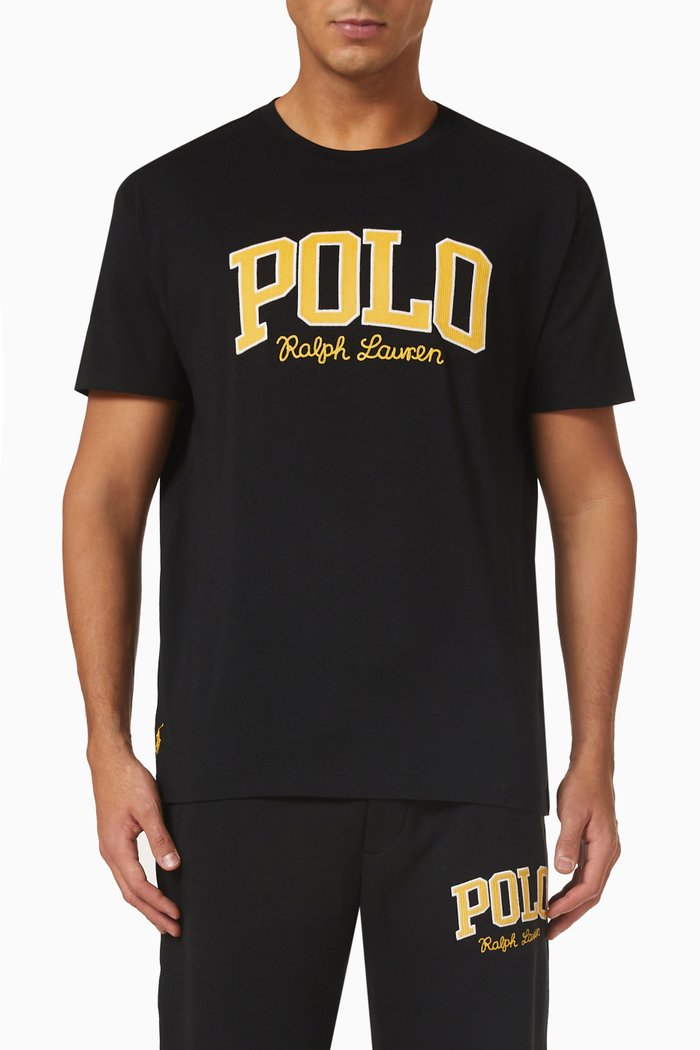 

Logo T-shirt in Cotton Jersey, Black