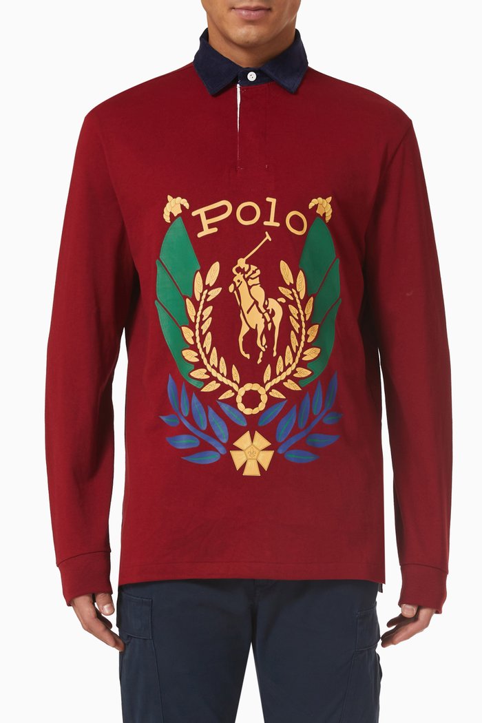 

Rugby T-shirt in Cotton, Multicolour