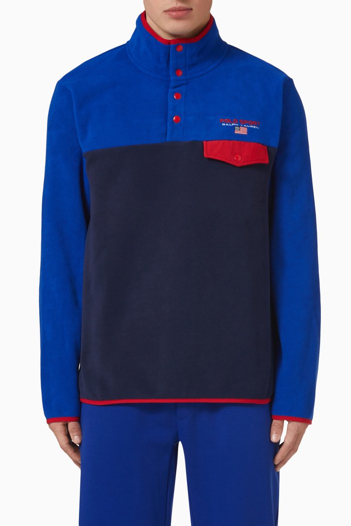 

Sweatshirt in Recycled Nylon, Blue