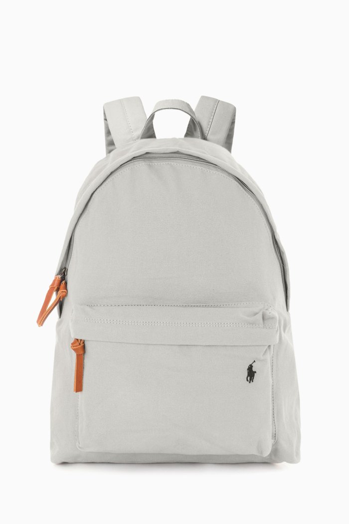 

Large Backpack in Canvas, Grey
